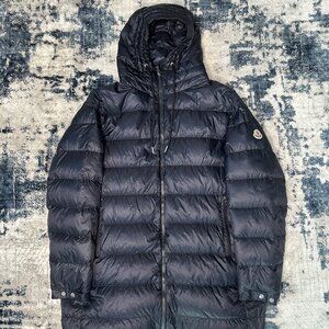 Moncler Trayas Puffer Jacket Authentic Size 6 Fits XXL Men's Navy Coat